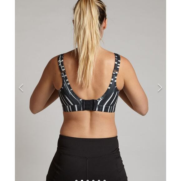 Title Nine Bra Sports High Impact Black and White 34C - Picture 2 of 10